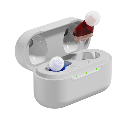 AUDIALnet ELITE Mini In-Ear with advanced DSP sound chip for enhanced clear sound with superior noise cancellation. EZ finger tip controls for volume and 4 selectable environment modes. Rechargeable with Powerbank case [PRODUCT DETAILS] PRIME Tier $12.95