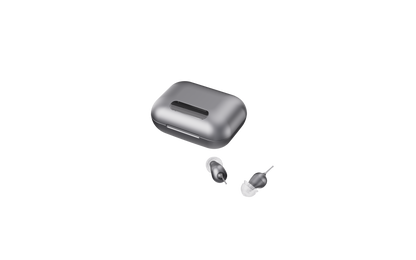 AUDIALnet MICRONIK Smallest AI Powered In-Ear Hearing Aid. Rechargeable with App control for volume, selectable environment modes, advanced tuning and AI adaptive hearing calibrator. Bluetooth phone & audio streaming. Powerbank case [SEE DETAILS]