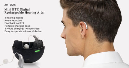 AUDIALnet OPTIMA BTE with EZ finger tip controls for volume and 4  selectable environment modes. Advanced DSP sound chip delivers enhanced clear sound with superior noise cancellation.[PRODUCT DETAILS] PRIME Tier $12.95