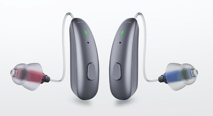 AUDIALnet EPIK AI Powered, Sleek Rechargeable BTE hearing aid. App Control for Volume, Selectable Environment Modes, Advanced Tuning and AI adaptive hearing calibrator. Bluetooth enabled. Powerbank & Anti-Bacterial case [PRODUCT DETAILS] ULTRA Tier $21.95