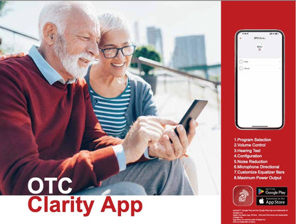AUDIALnet EPIK AI Powered, Sleek Rechargeable BTE hearing aid. App Control for Volume, Selectable Environment Modes, Advanced Tuning and AI adaptive hearing calibrator. Bluetooth enabled. Powerbank & Anti-Bacterial case [PRODUCT DETAILS] ULTRA Tier $21.95