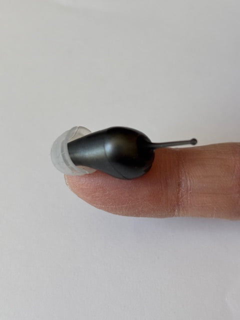 AUDIALnet MICRONIK Smallest AI Powered In-Ear Hearing Aid. Rechargeable with App control for volume, selectable environment modes, advanced tuning and AI adaptive hearing calibrator. Bluetooth phone & audio streaming. Powerbank case [SEE DETAILS]